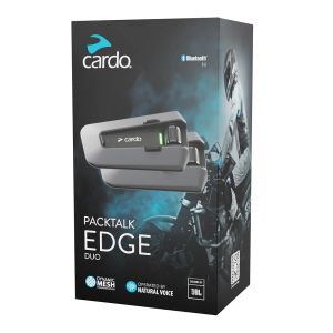 Cardo Pack Talk Edge Duo - Rider & Pillion Motorcycle Helmet Intercom system